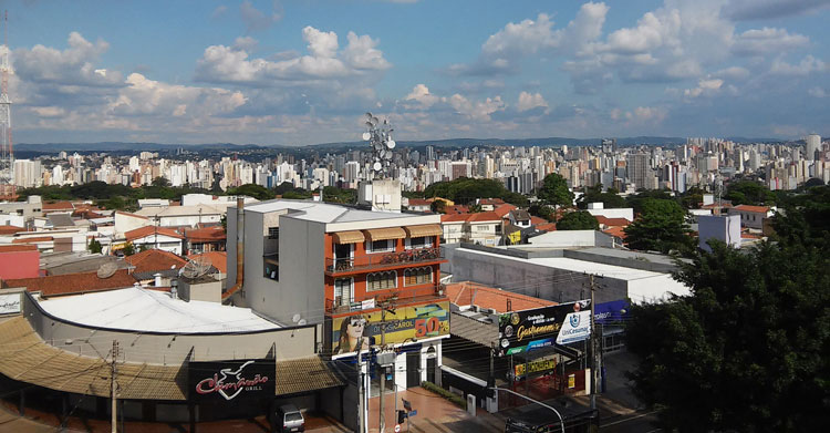 Vista da cidade de Campinas